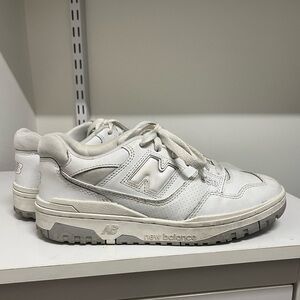 new balance 550s white grey size 6.5M/8 W